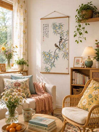 Autumn Osmanthus& Bird