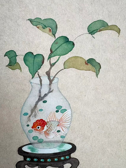 Peony & Floral Arrangement - Chinese Gongbi Painting